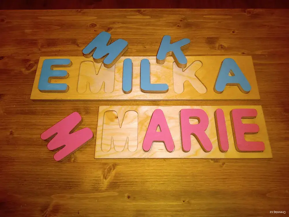 Vkládací jména na přání 