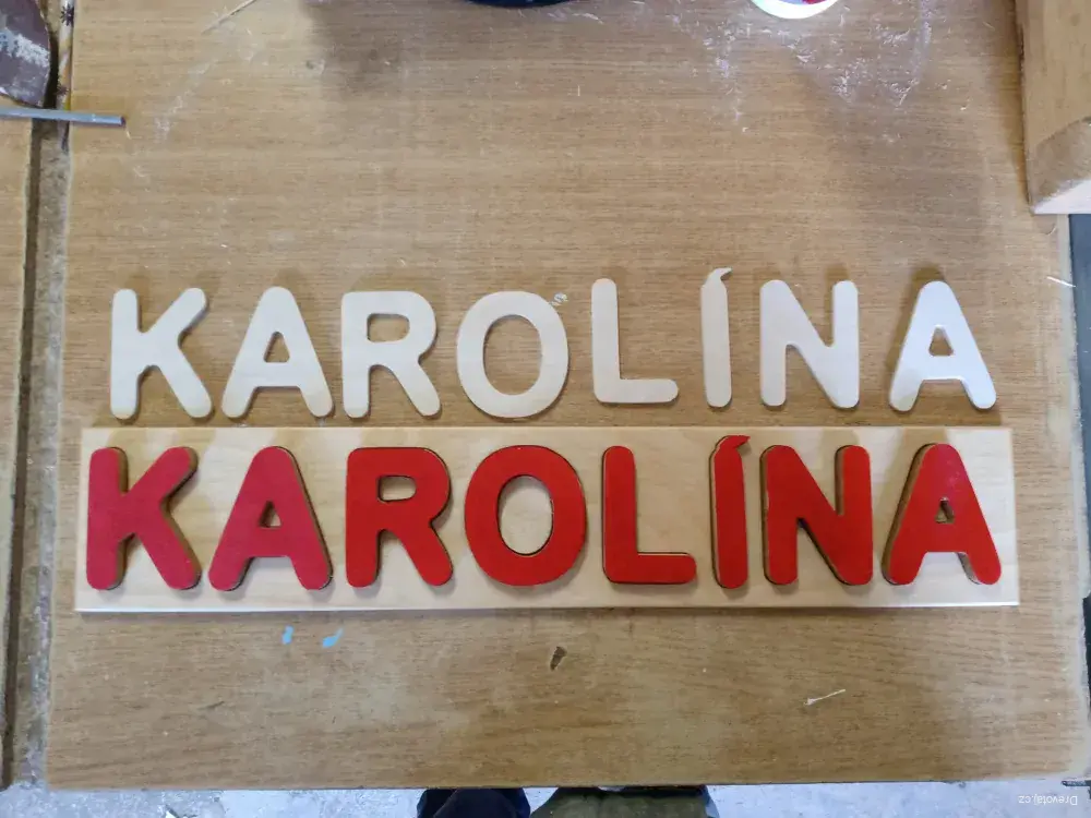 Vkládací jména na přání 